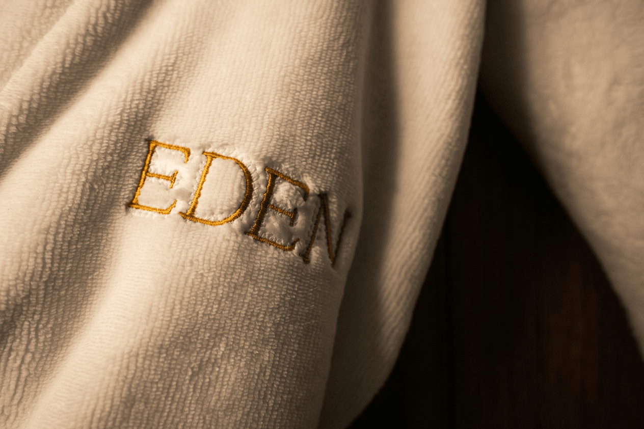 Peignoir brodé Eden